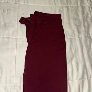 Burgundy Pants
